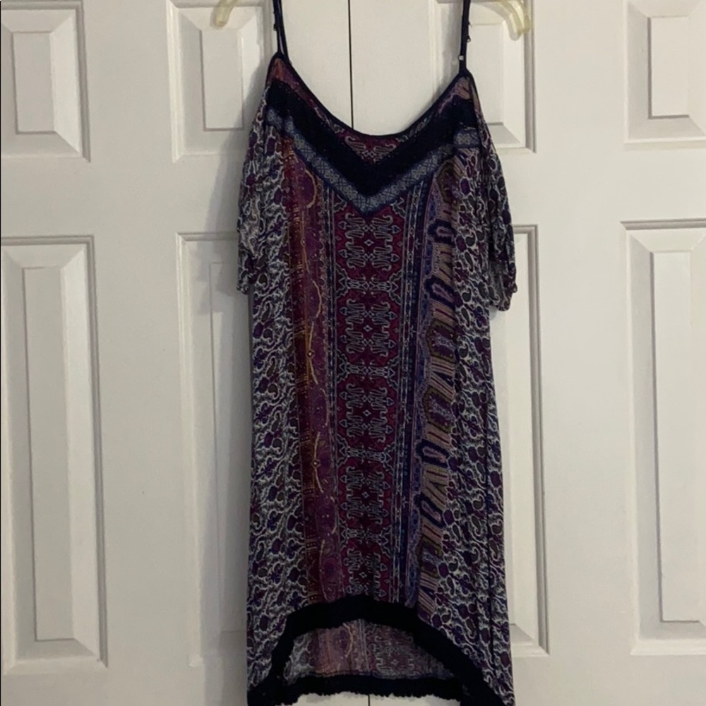 Boho Shift Dress w/Pockets